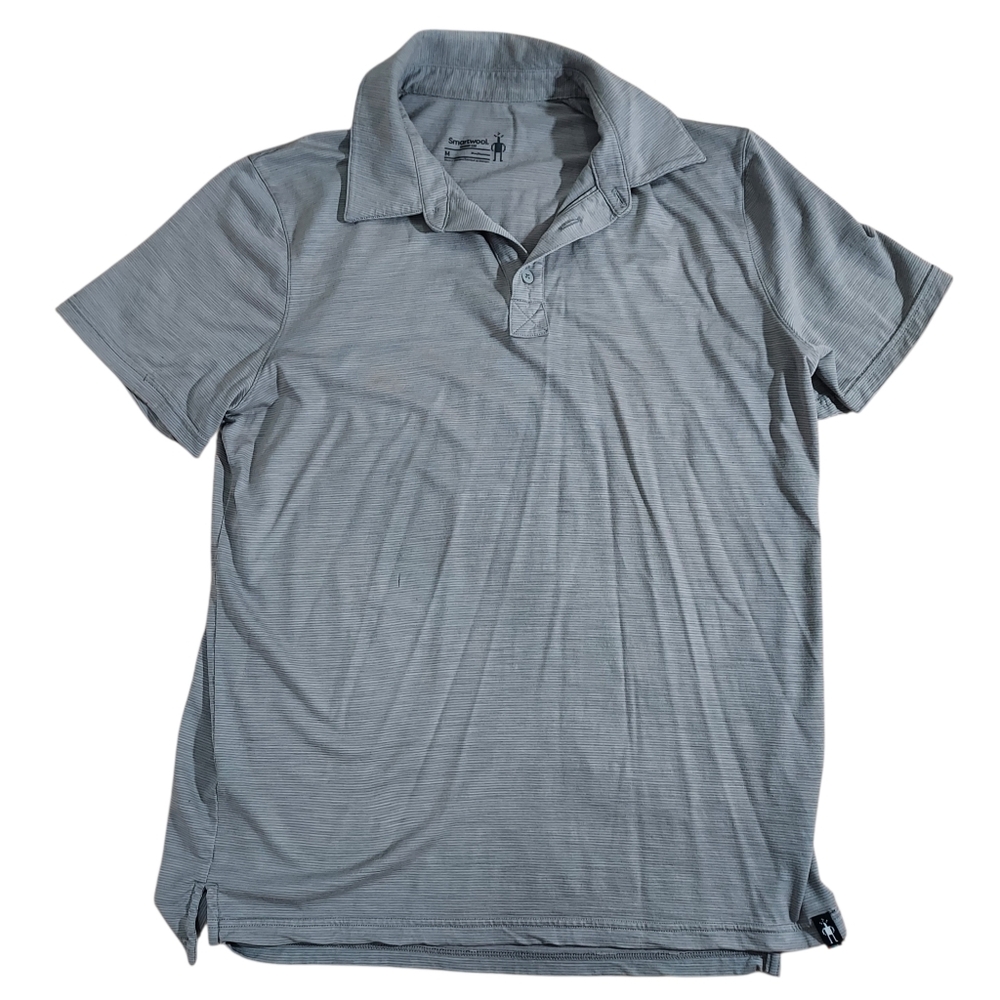 Smartwool Gray Merino 150 Polo Shirt M